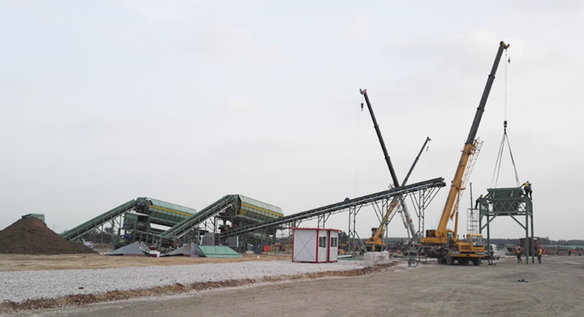 建筑垃圾處理系統